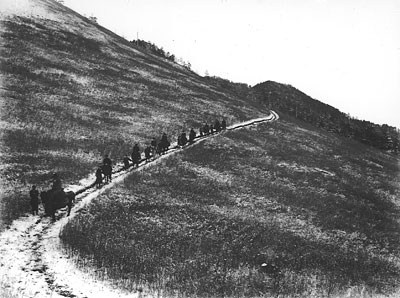 笠取山荒廃の様子・大正11年（1922）